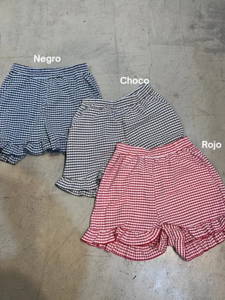 SHORT VOLADO CUADRILLE